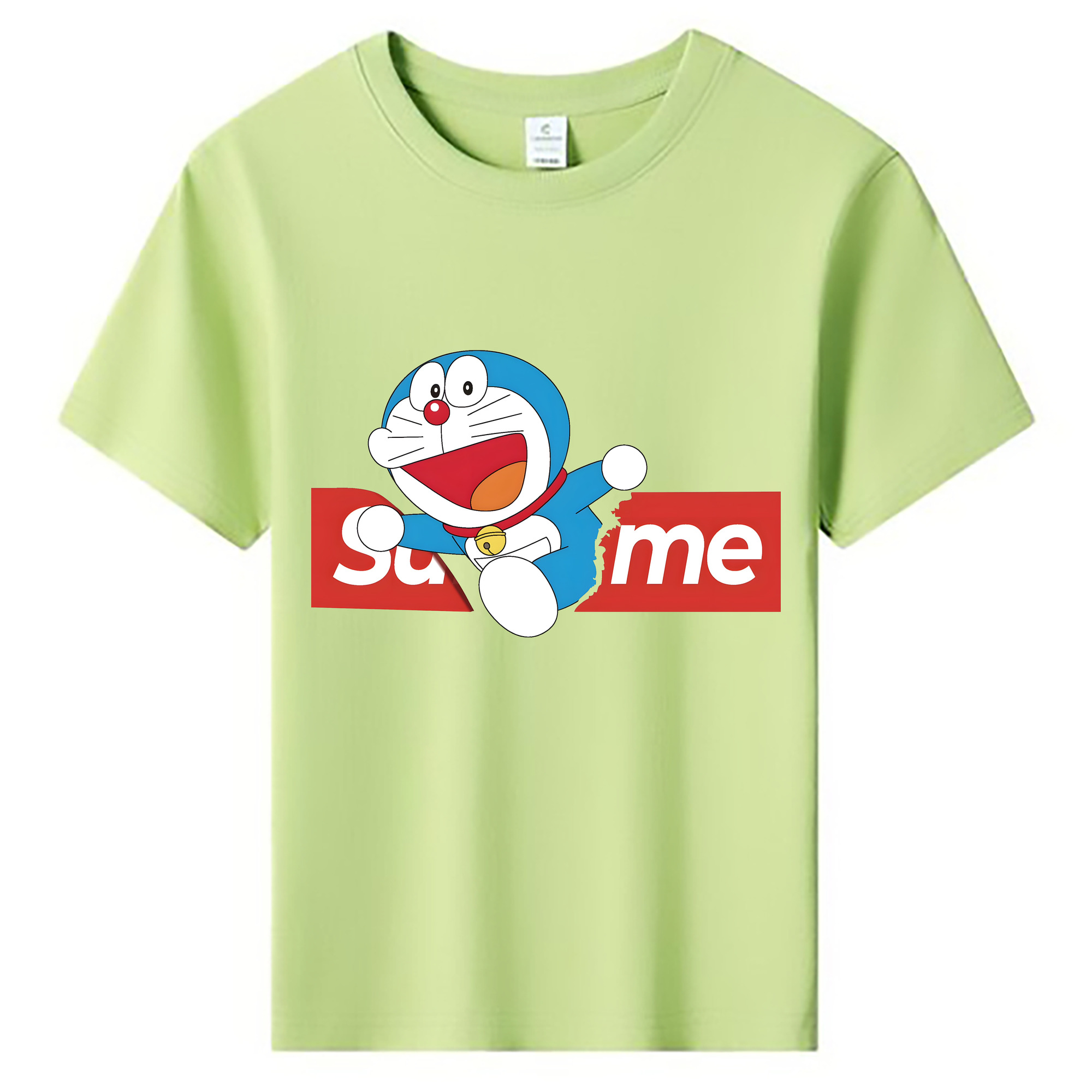 （画像用） ドラえもん Doraemon 綿100％キッズTシャツ（フロントプリント）
